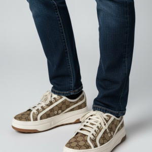 Tennis en Toile Monogramme Beige - Gucci