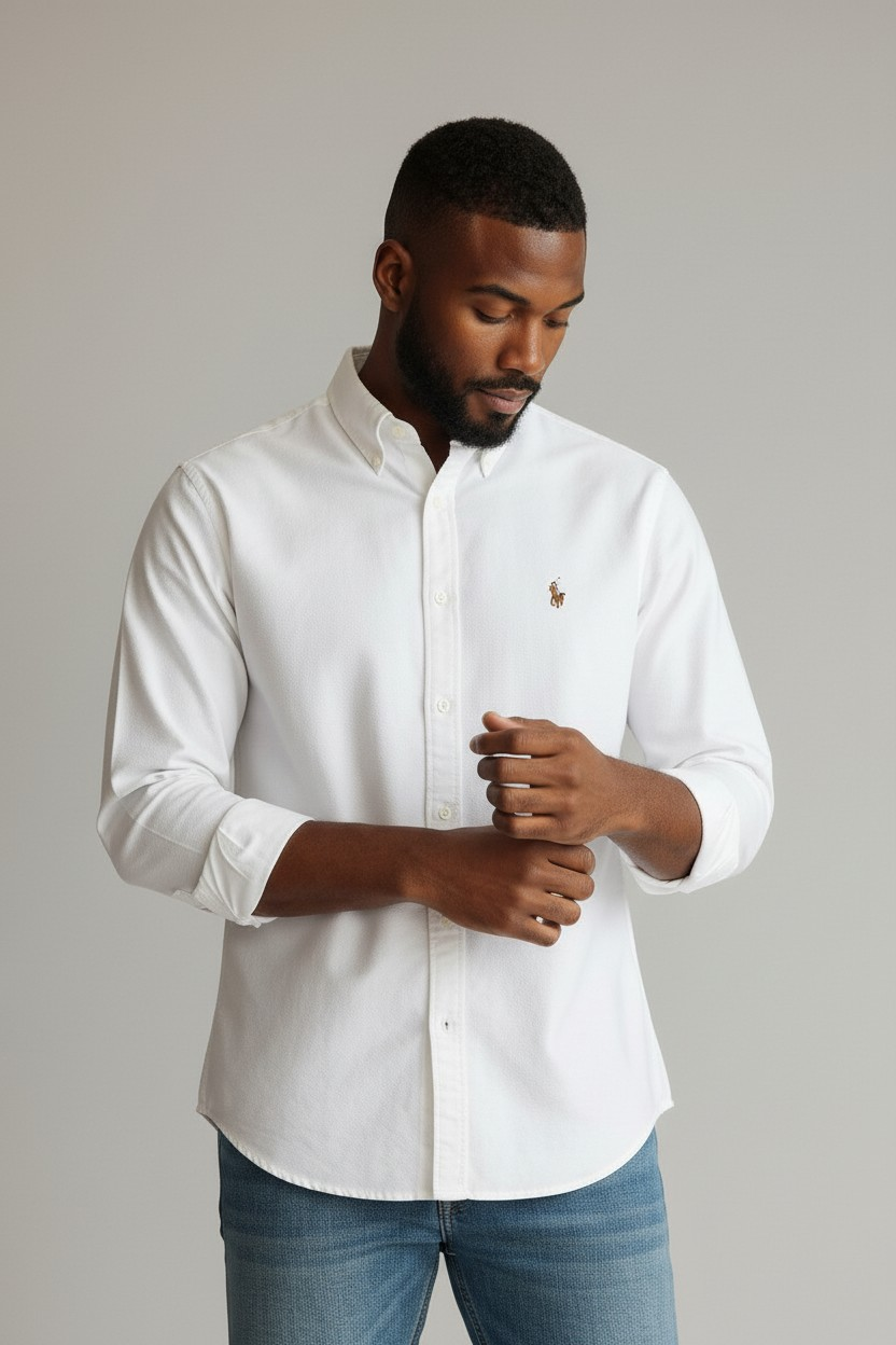 chemise-oxford-en-coton-blanche-ralph-lauren