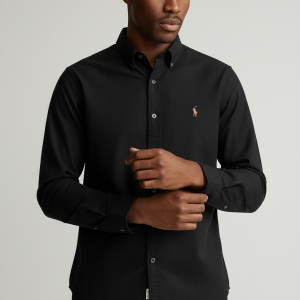 Chemise Oxford en Coton Noire - Ralph Lauren