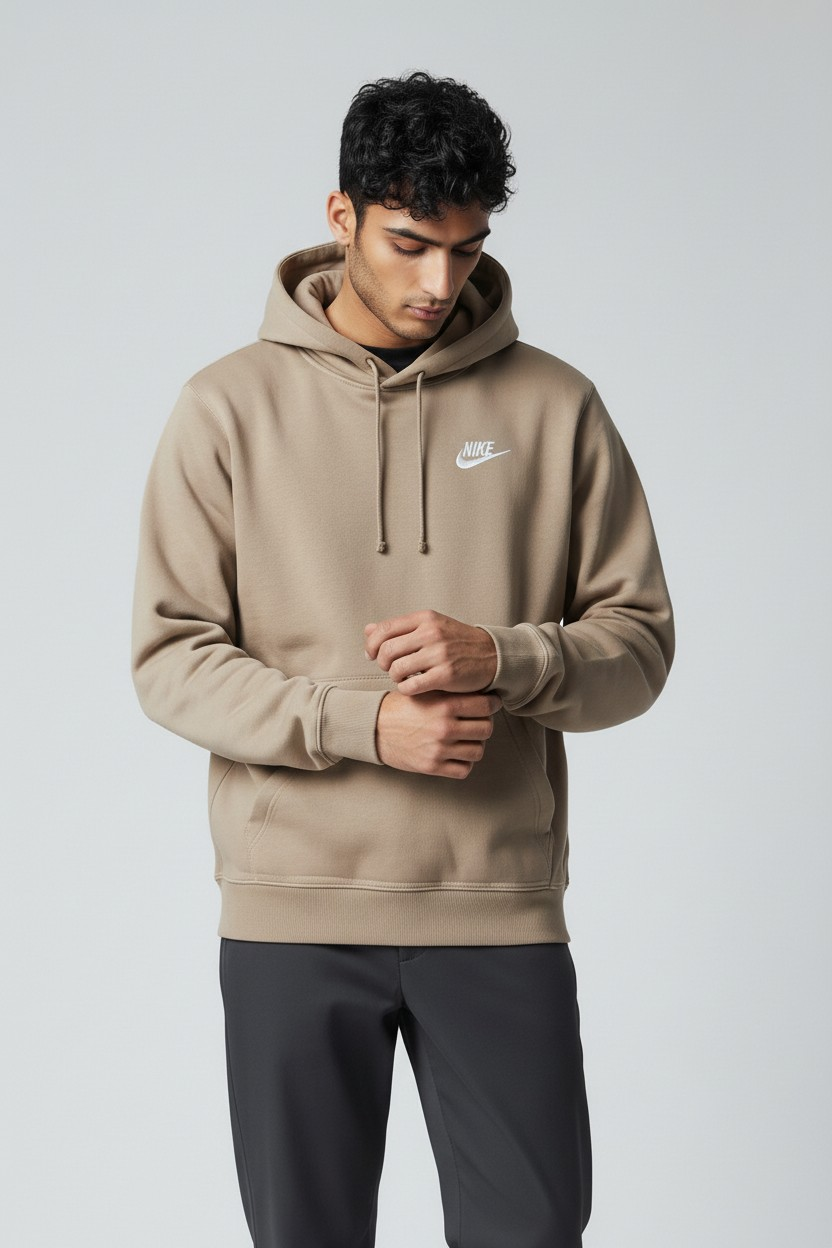 sweat-a-capuche-en-coton-beige-nike