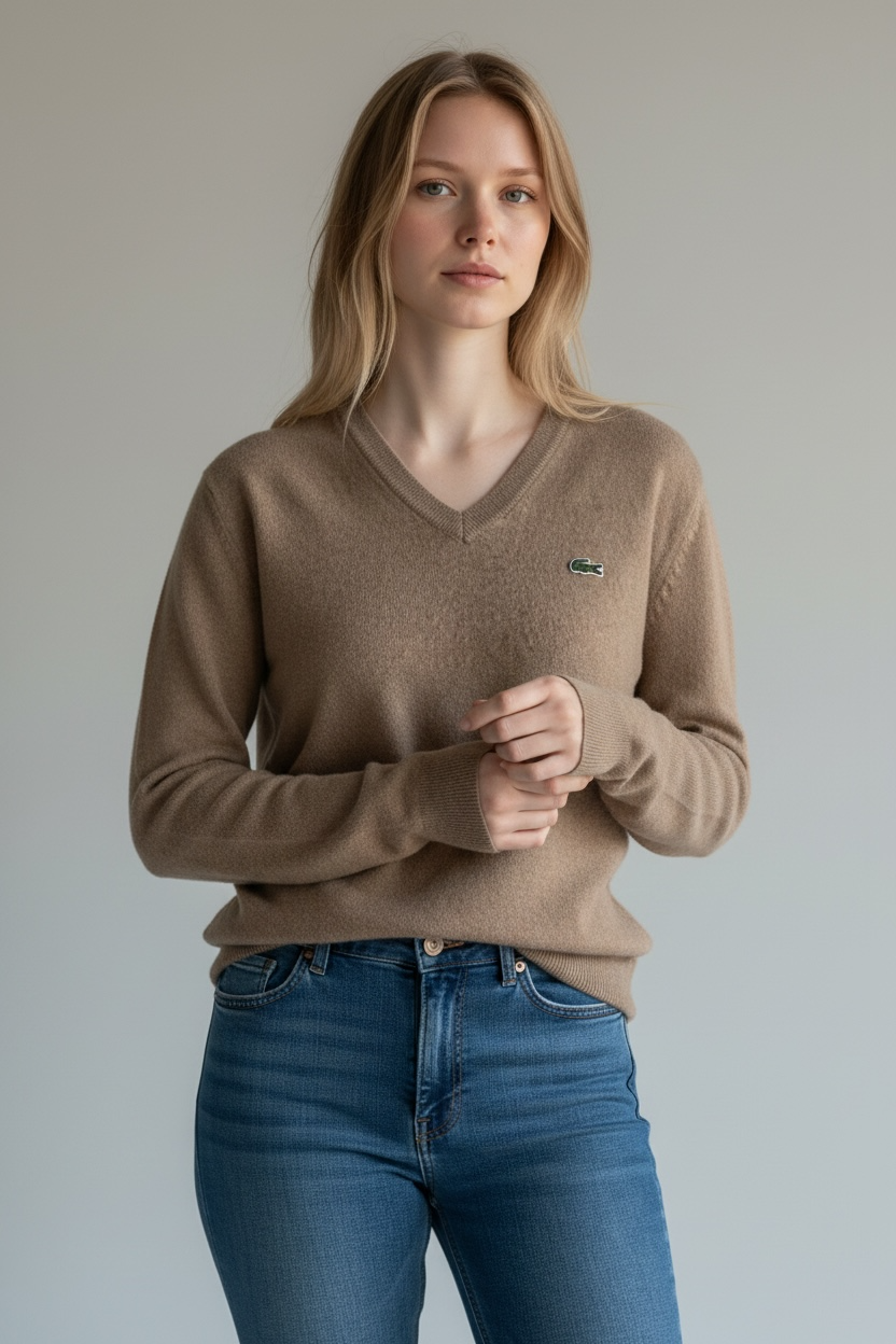 pull-col-v-en-laine-beige-lacoste