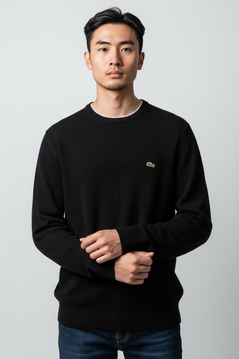 pull-col-rond-en-laine-noir-lacoste