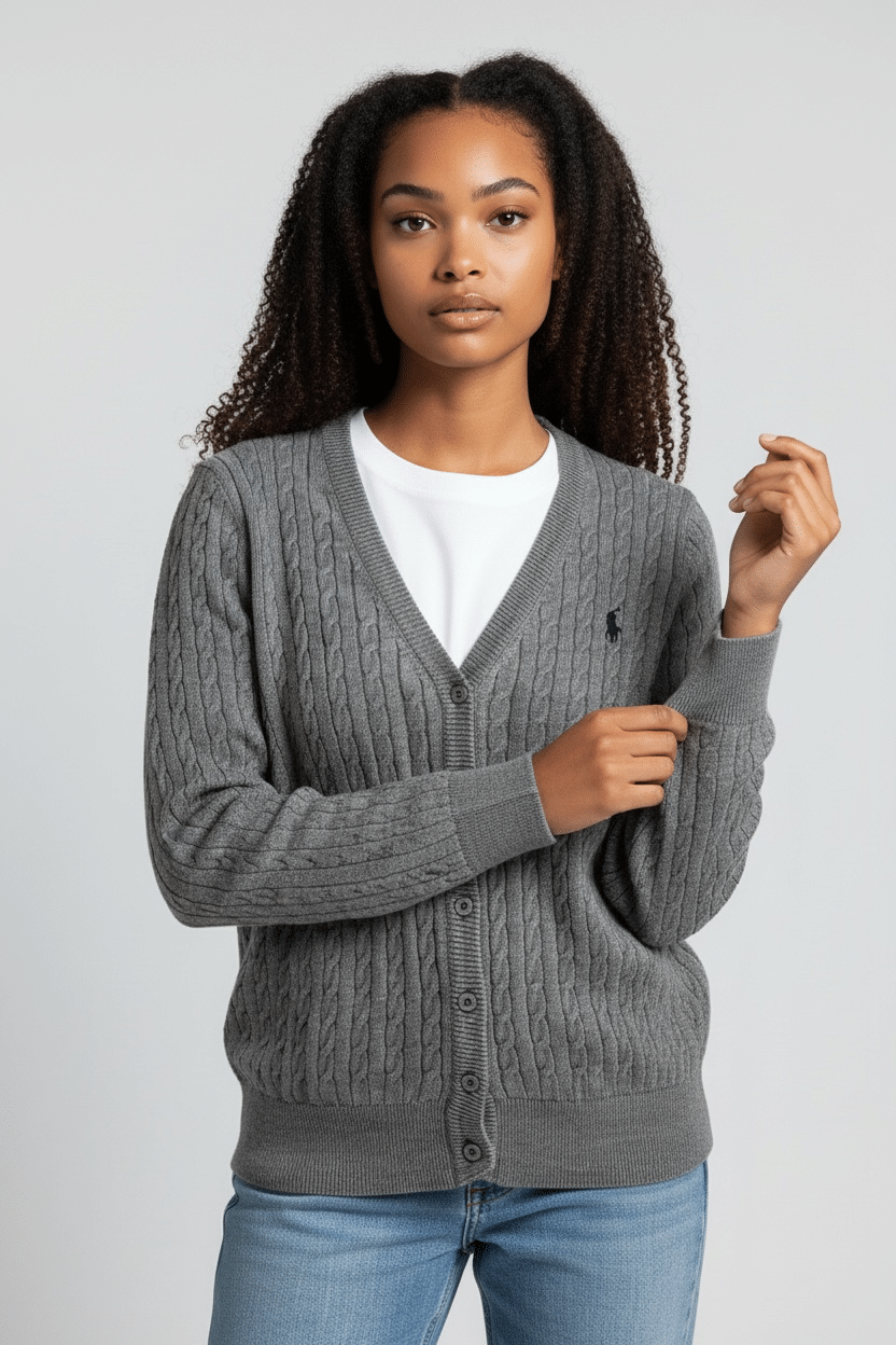 cardigan-torsade-en-coton-gris-ralph-lauren