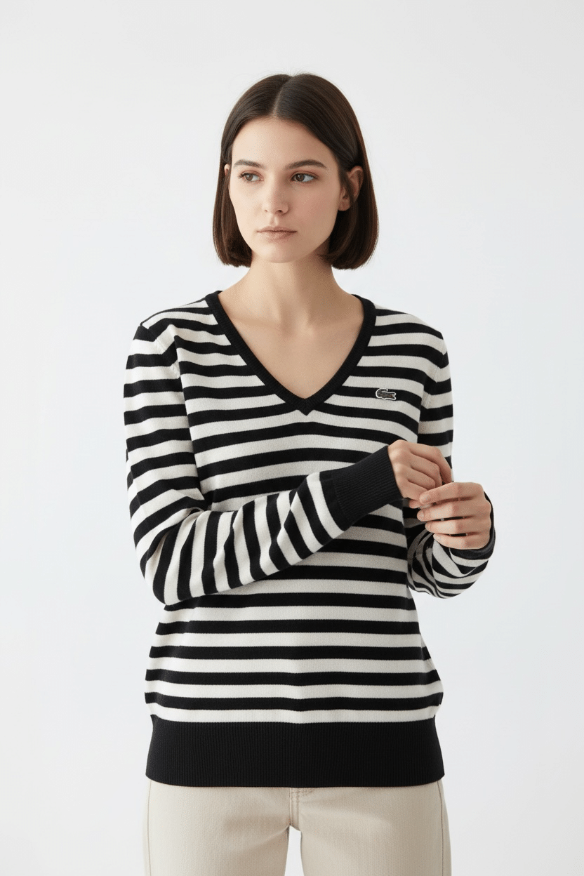 pull-raye-en-coton-noir-et-blanc-lacoste